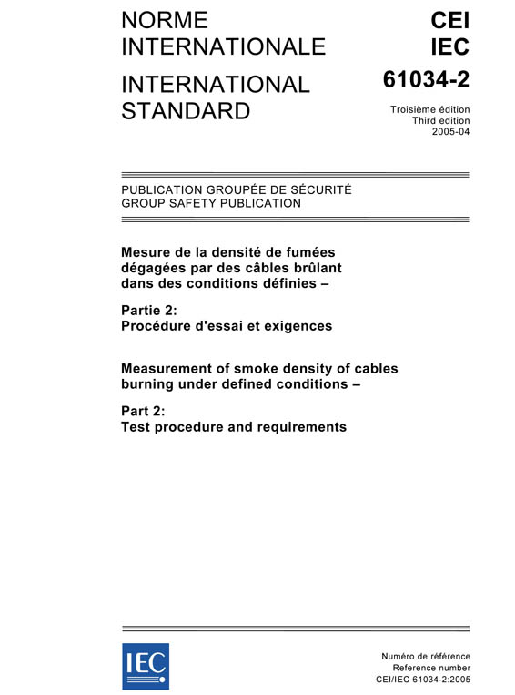 Cover IEC 61034-2:2005